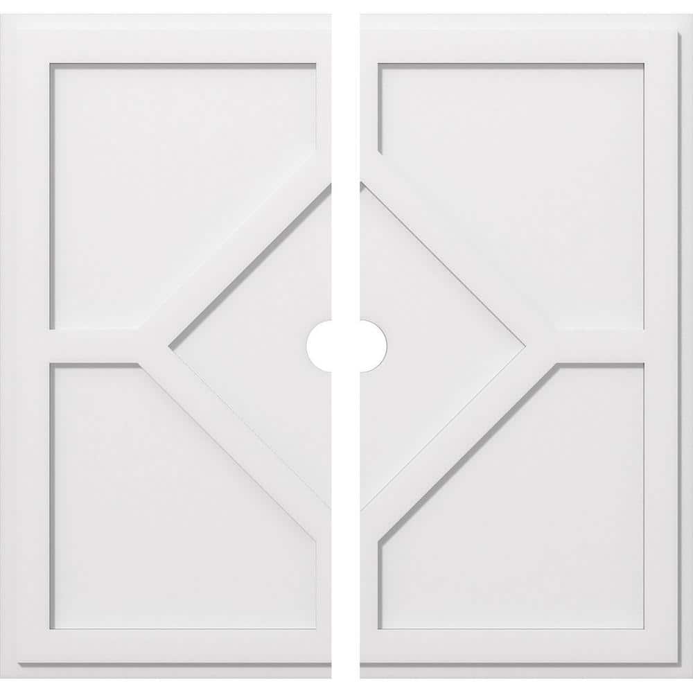 1 in. P X 13-1/4 in. C X 38 in. OD X 3 in. ID Embry Architectural Grade PVC Contemporary Ceiling Medallion, Two Piece price history on PriceWatchPro