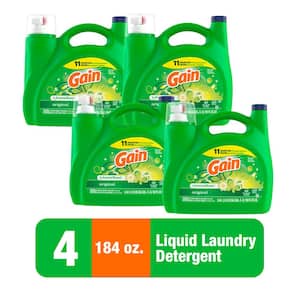 184 oz. Plus AromaBoost Original Scent Liquid Laundry Detergent (128-Loads) (Multi-Pack 4)