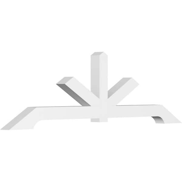 Ekena Millwork Vanguard 84 in. W x 24.5 in. H x 4 in. D Signature Polyurethane Bracket