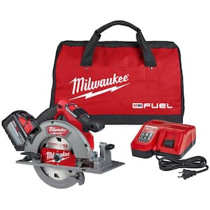 M18 FUEL 18-Volt Lithium-Ion Brushless Cordless 7-1/4 in. Circular Saw Kit with One 12.0Ah Battery, Charger, Tool Bag