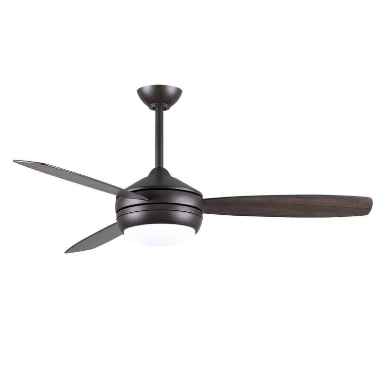 Matthews Fan Company 52 in. Textured Bronze Ceiling Fan with Light Kit