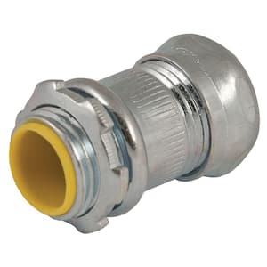 1/2 in. Insulated EMT Compression Connector, 25-Pack