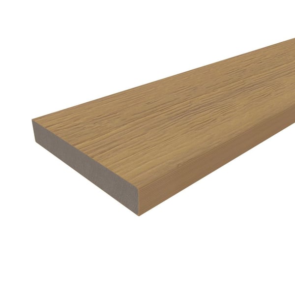 Cortes Plus 0.88 in. x 5.43 in. x 16 ft. Rustic and Wood Grain Tasmanian Blackwood Composite Decking Board