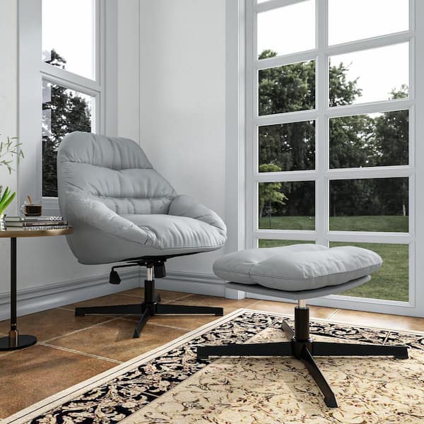 Mesh lounge chair - Painted light grey seat & backrest