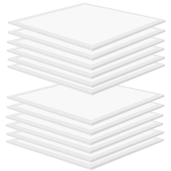 2 ft. x 2 ft. 5800 Lumens Integrated LED Flat Panel Light, 5000K Daylight Dimmable Commercial Lihgt for Office (16-Pack)