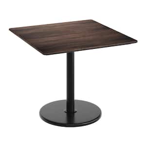 National Public Seating 36-inch Round Composite Wood Cafe Table