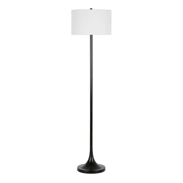 Meyer&Cross Josephine 62 in. Blackened Bronze Floor Lamp