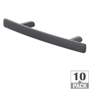 Contemporary Beam 3 in. (76 mm) matte black Classic Cabinet Bar Pull (10-Pack)