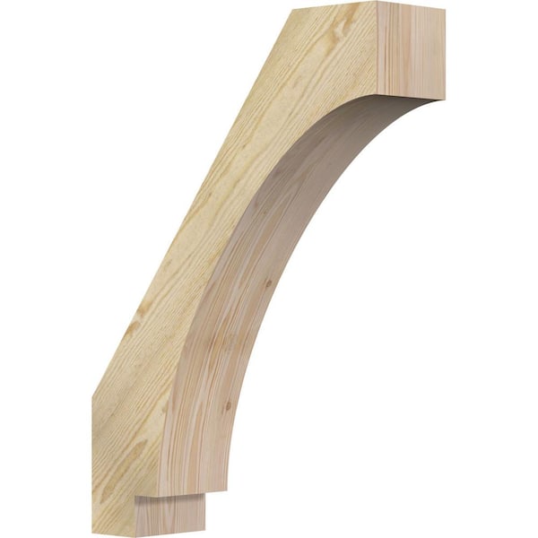 Ekena Millwork 6"W x 22"D x 30"H Imperial Rough Sawn Knee Brace, Douglas Fir