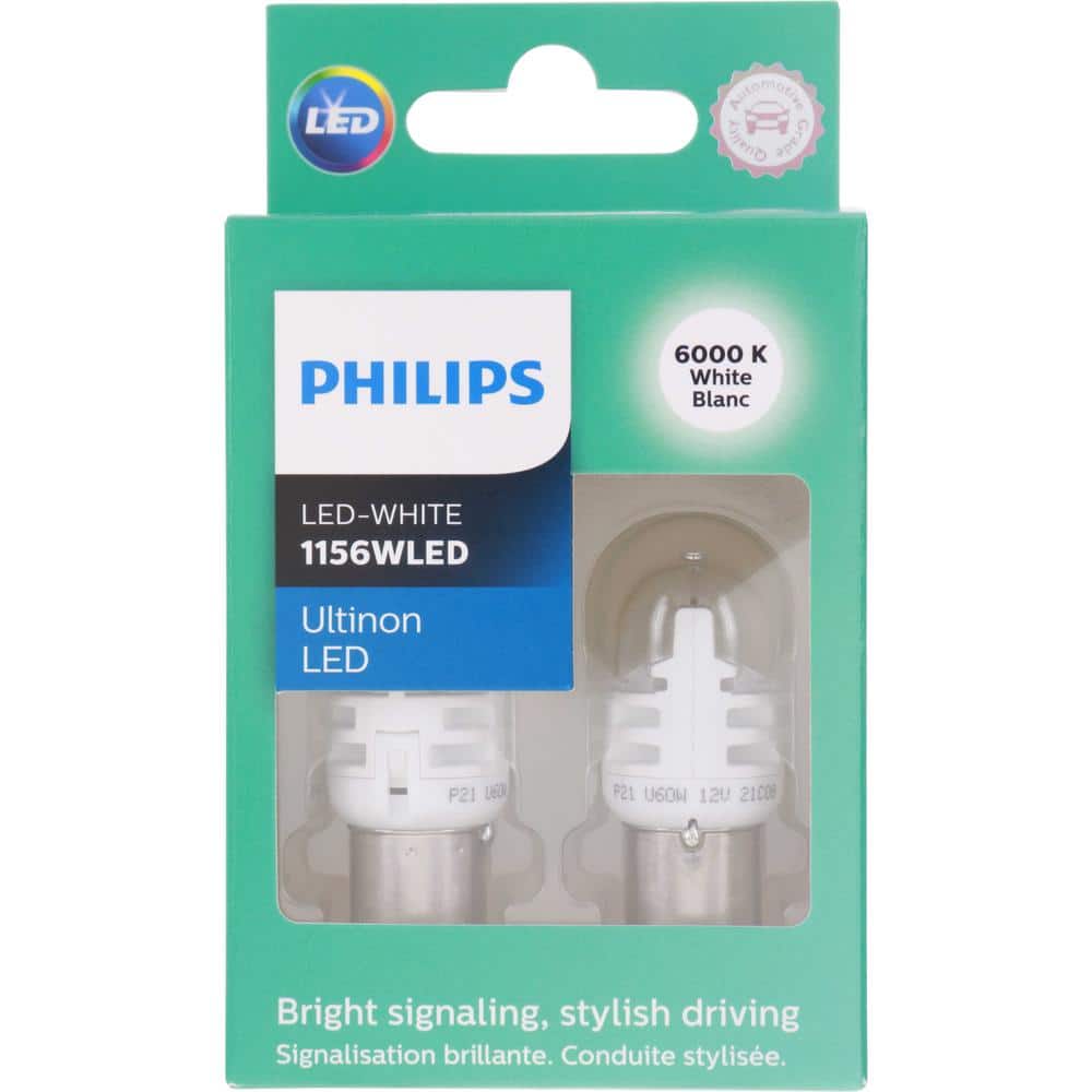 Philips 1156 Red LED P21W Stop and Tail automotive light - 2 Bulbs 