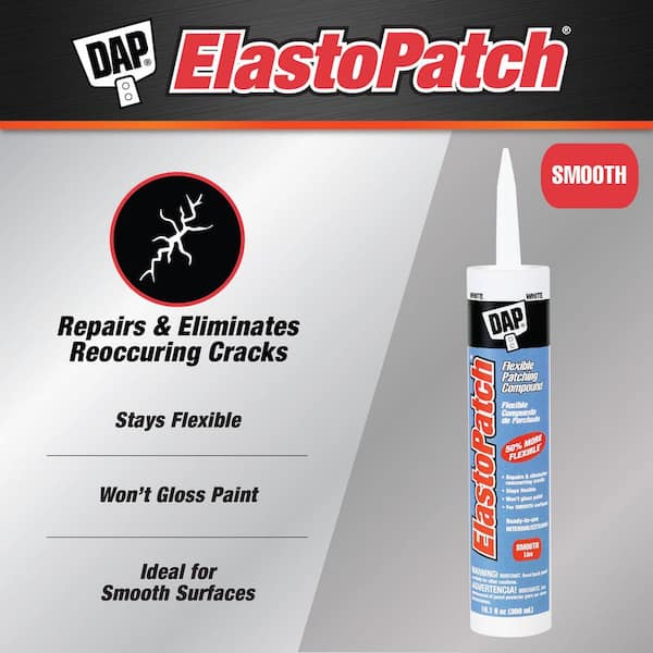 ElastoPatch 10.1 oz. White Smooth Flexible Patching Compound (12-Pack)