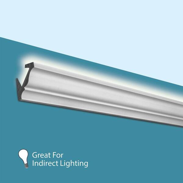 Ceiling Crown Molding Trim 79" Length 2" Wide Self Adhesive Crown