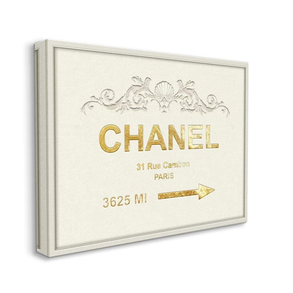 Stupell Industries Parisian Fashion Sign Distance from New York by Ziwei Li Unframed Print Abstract Wall Art 24 in. x 30 in.
