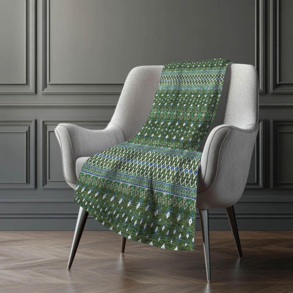 Premium Machine Washable ASB708 Olive 50 in. x 70 in. Sherpa Throw Blanket price history on PriceWatchPro