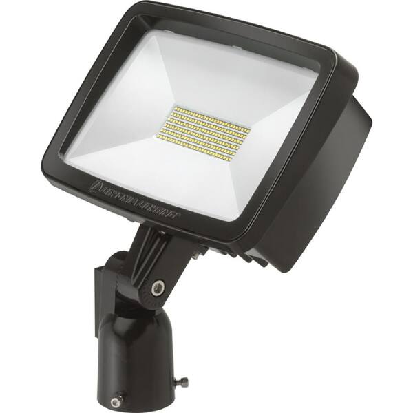 Lithonia Lighting Contractor Select TFX2 94-Watt Dark Bronze Slipfitter Mount Outdoor Integrated LED Flood Light