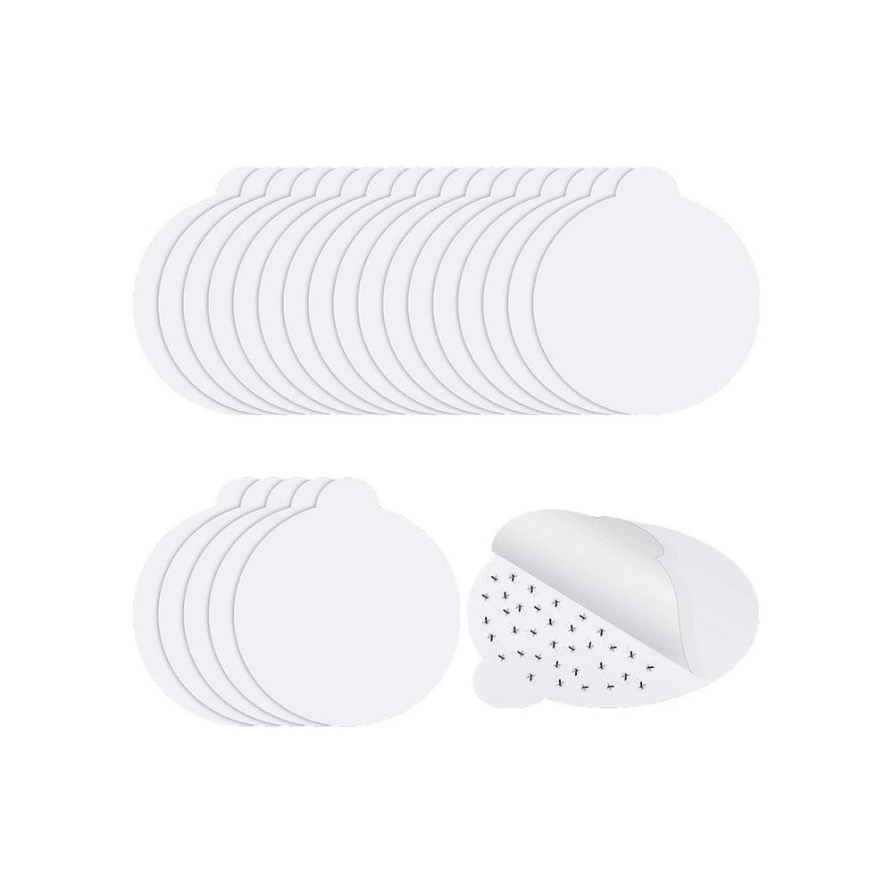 Indoor Outdoor Refillable Sticky Glue Trap Round Glue Board for Mosquito Fruit Fly Gnat Moth Killer 48-Pack