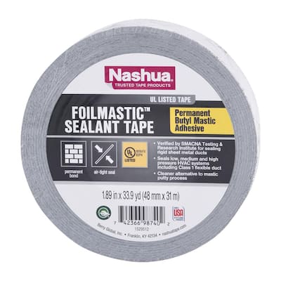 1.89 in. x 33.9 yd. Foilmastic Sealant Duct Tape