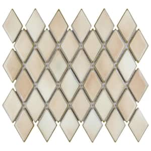 Hudson Kite Truffle 10-1/4 in. x 11-3/4 in. Porcelain Mosaic Tile (8.6 sq. ft./Case)