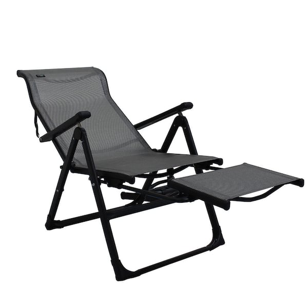 Caravan Sports Ergo Plus Patio Folding Chair Gray