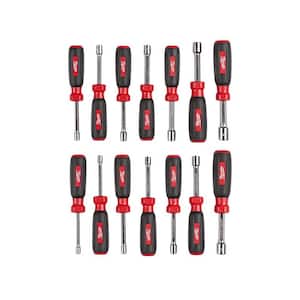 14-Piece SAE and Metric Hollow Shaft Nut Driver Set