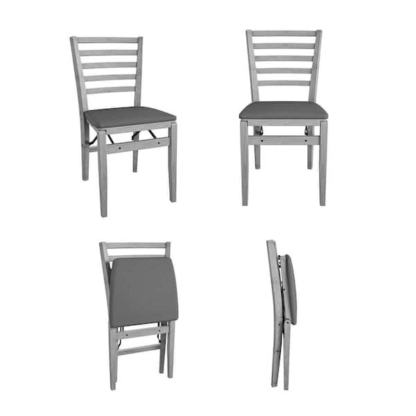 horizontal slat back chair