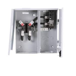 200 Amp 2-Space 2-Circuit 4 Jaw Overhead/Underground Outdoor Meter Main Load Center