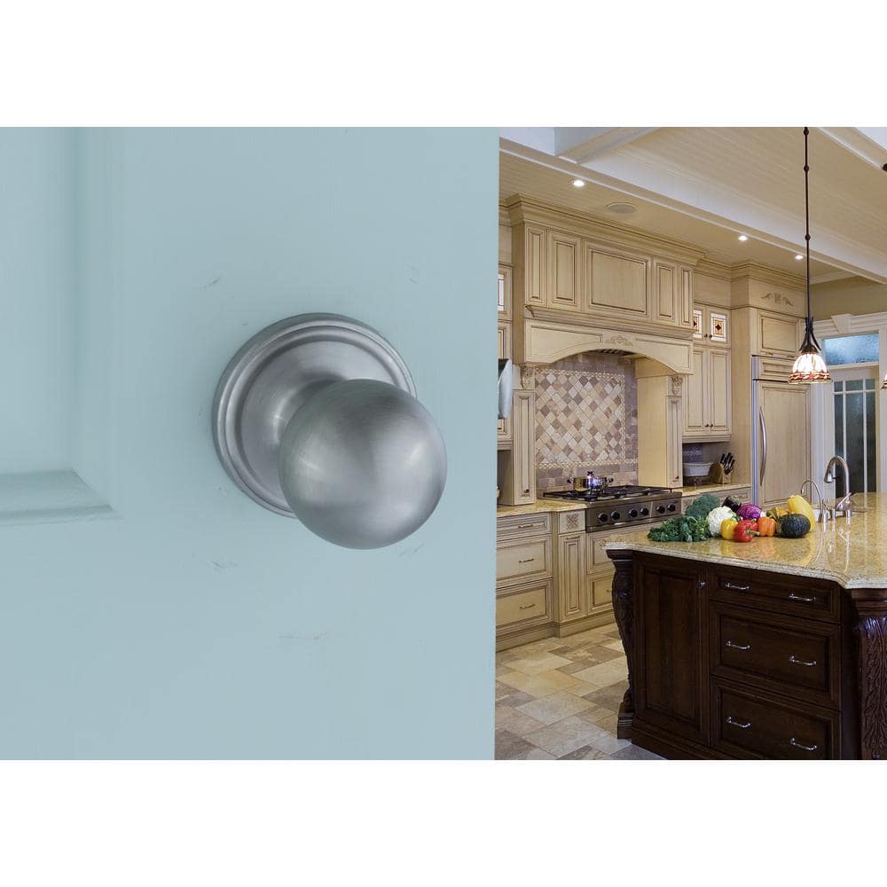 Satin Stainless Steel Full Ball Passage Door Knob