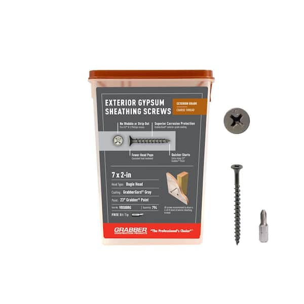 #7 2 in. Philips Bugle-Head Wood Deck Screws