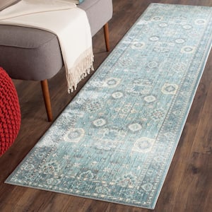 Valencia Alpine/Multi 2 ft. x 8 ft. Border Runner Rug