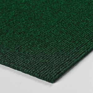 Contender - Heather - Green Commercial/Residential 24 x 24 in. Peel and Stick Carpet Tile Square (60 sq. ft.)