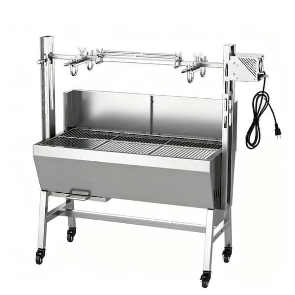 60 Kg Stainless Steel Rotisserie Lamb Roaster Grill Shed Shelving