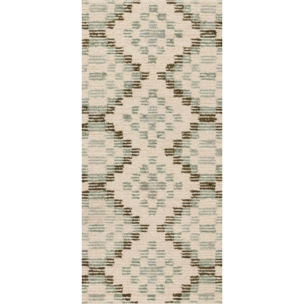 3 ft. x 8 ft. Green Diamond Cove Hand Tufted Wool Indoor Runner Rug price history on PriceWatchPro