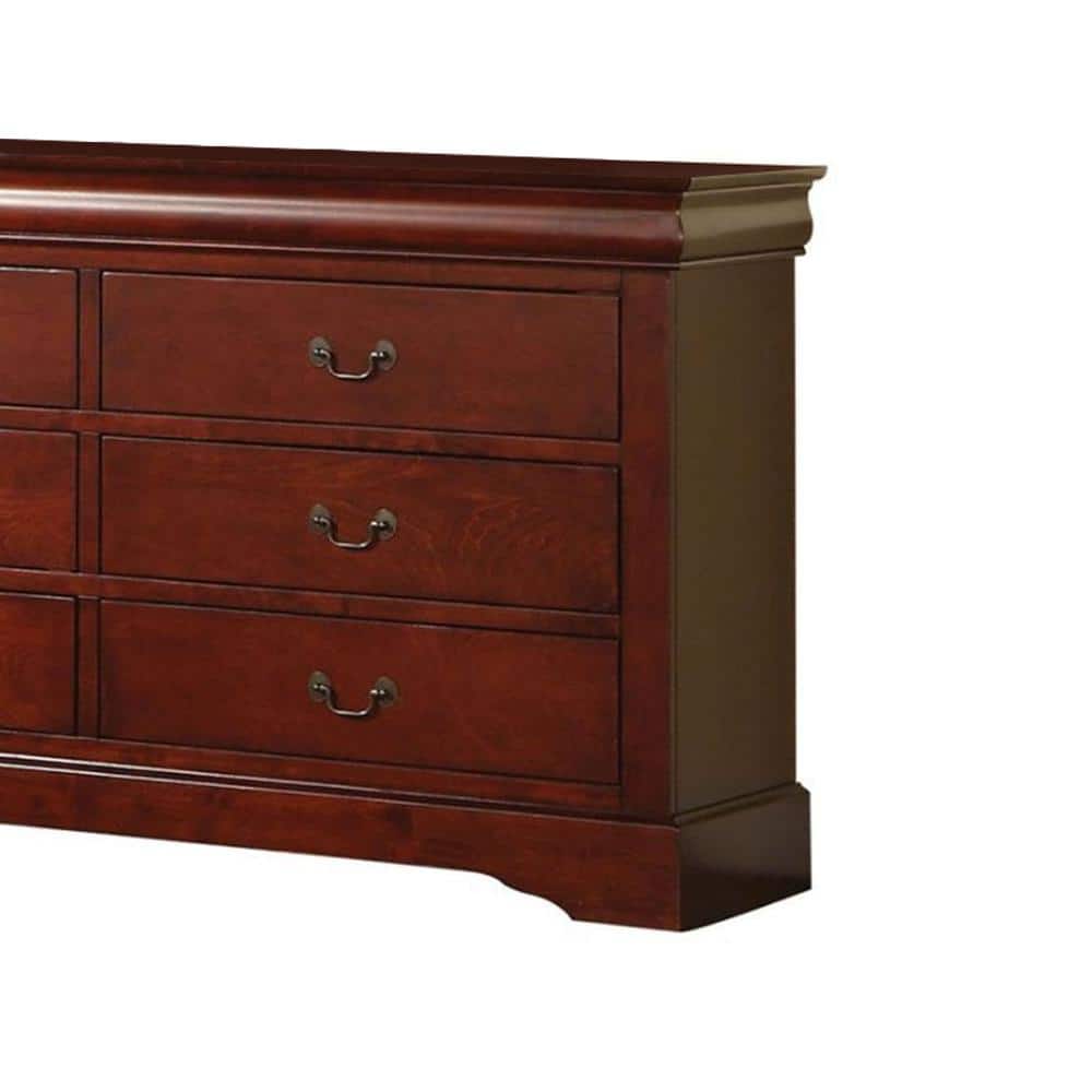 Antique Gray 60" Sophisticated Dresser with Dovetail Drawers