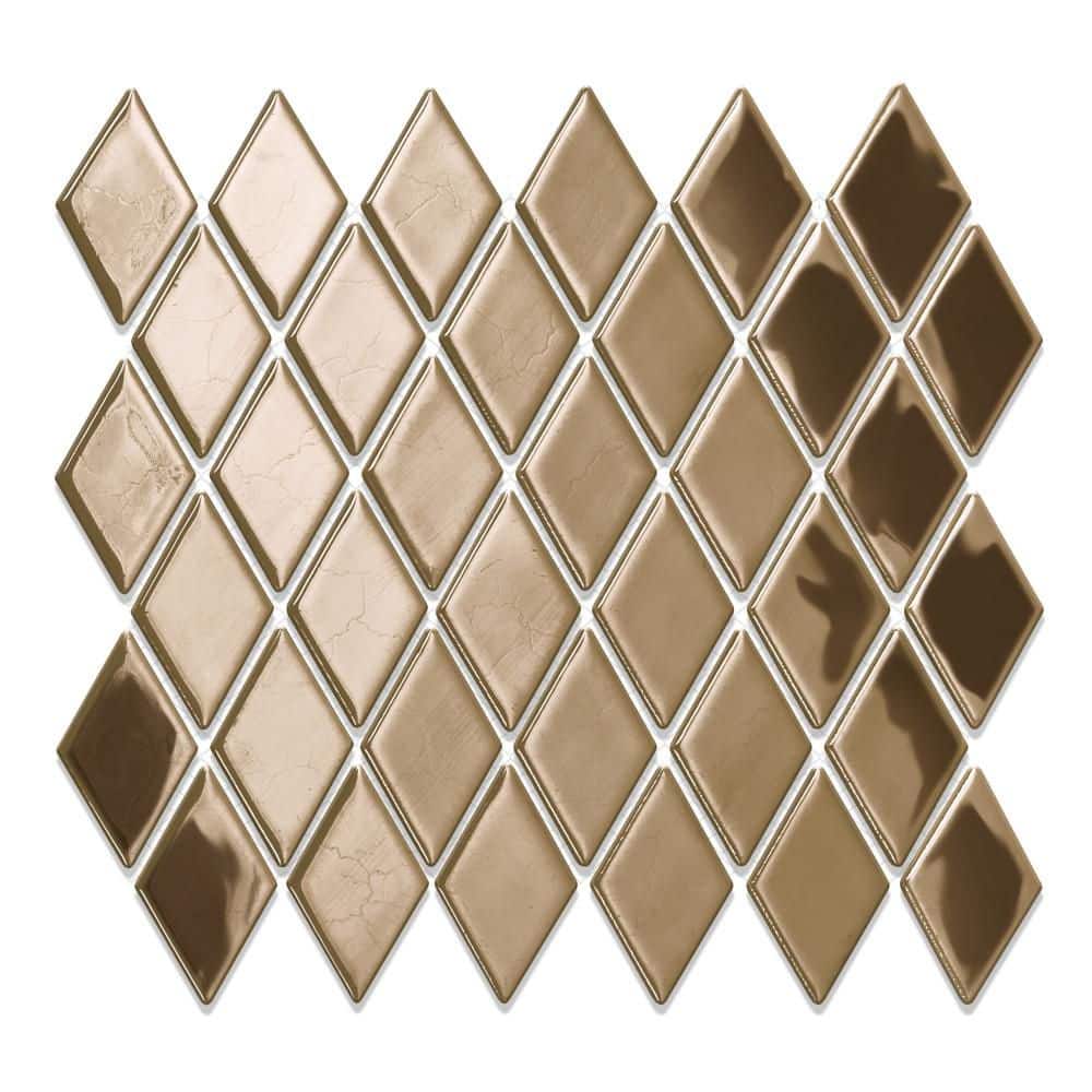 Hudson Kite Gold 6 in. x 6 in. Porcelain Mosaic Take Home Tile Sample price history on PriceWatchPro