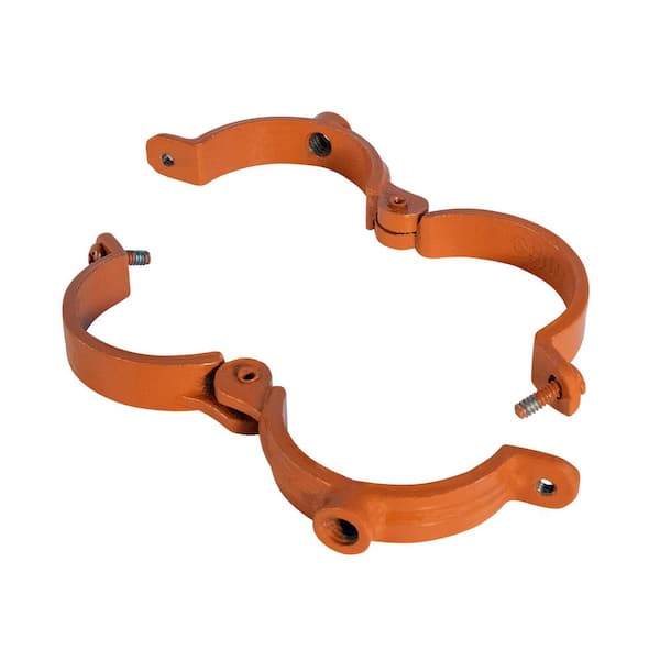 2pcs Gusset Hanger Carbiner Clamps Oval Ring Anchor Clamp Leather