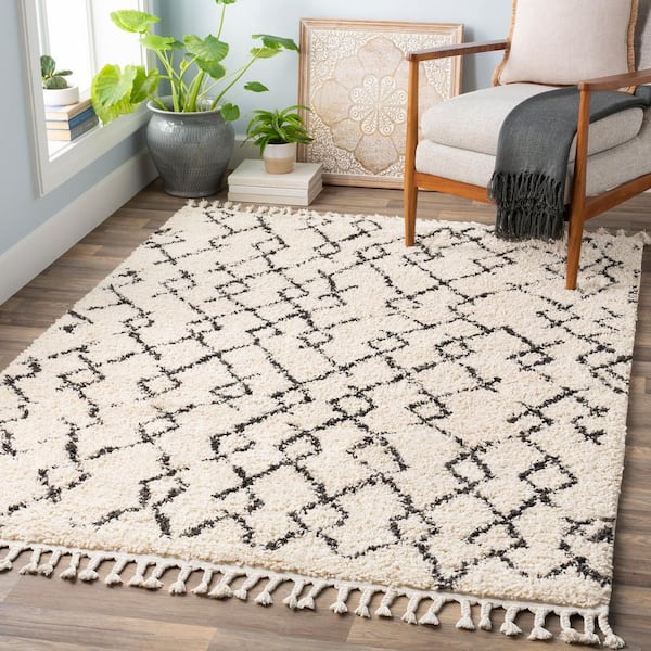 Dalneigh Beige 9 ft. x 12 ft. Area Rug