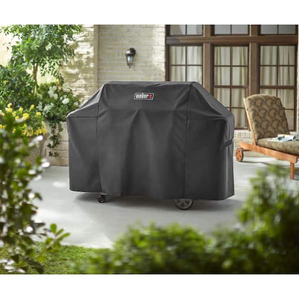 Barbeque BBQ Grill Cover with  Bag for Weber 7131 Genesis II Gas Grills 