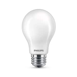 Rose kleur geloof Springplank Philips 40-Watt Equivalent A19 Ultra Definition Dimmable E26 LED Light Bulb  Soft White with Warm Glow 2700K (4-Pack) 576090 - The Home Depot