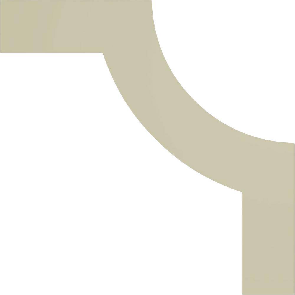 White Urethane 7.75" Panel Moulding Corner