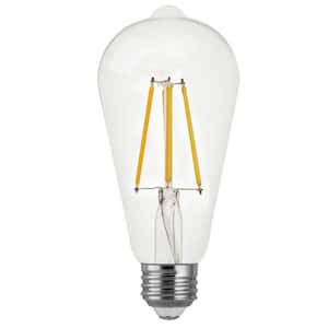 75-Watt Equivalent ST19 E26 Vintage Edison LED Light Bulbs 3000K (12-Pack)