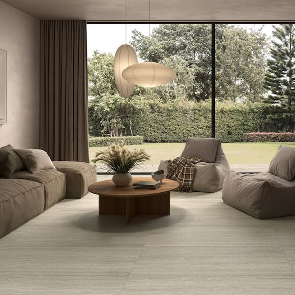 Cordova Avorio 24 in. x 48 in. Lappato Porcelain Floor and Wall Tile (16 sq. ft./Case)