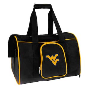 NCAA West Virginia Mountaineers Pet Carrier Premium 16 in. Bag in Yellow