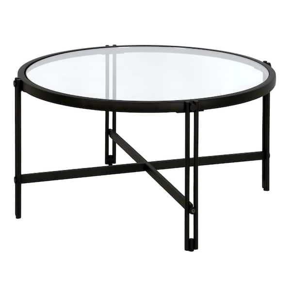 Meyer&Cross Inez 32 in. Blackened Bronze Coffee Table