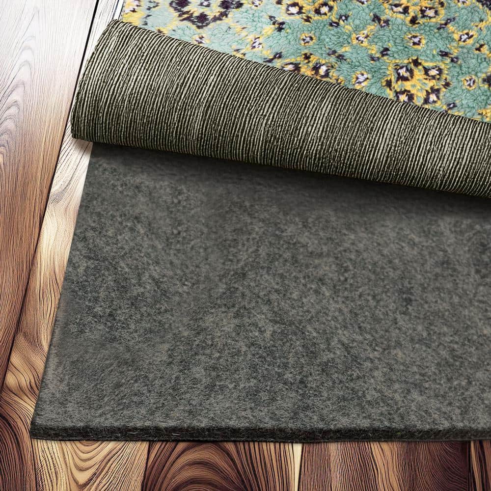 Nevlers 4 ft. x 6 ft. TPO Coated Felt Dual Surface Non-Slip Rug