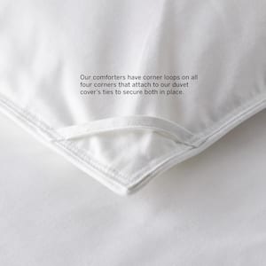 Legends Hotel LoftAIRE Ultra Alberta Medium Warmth White Queen Alternative Down Comforter
