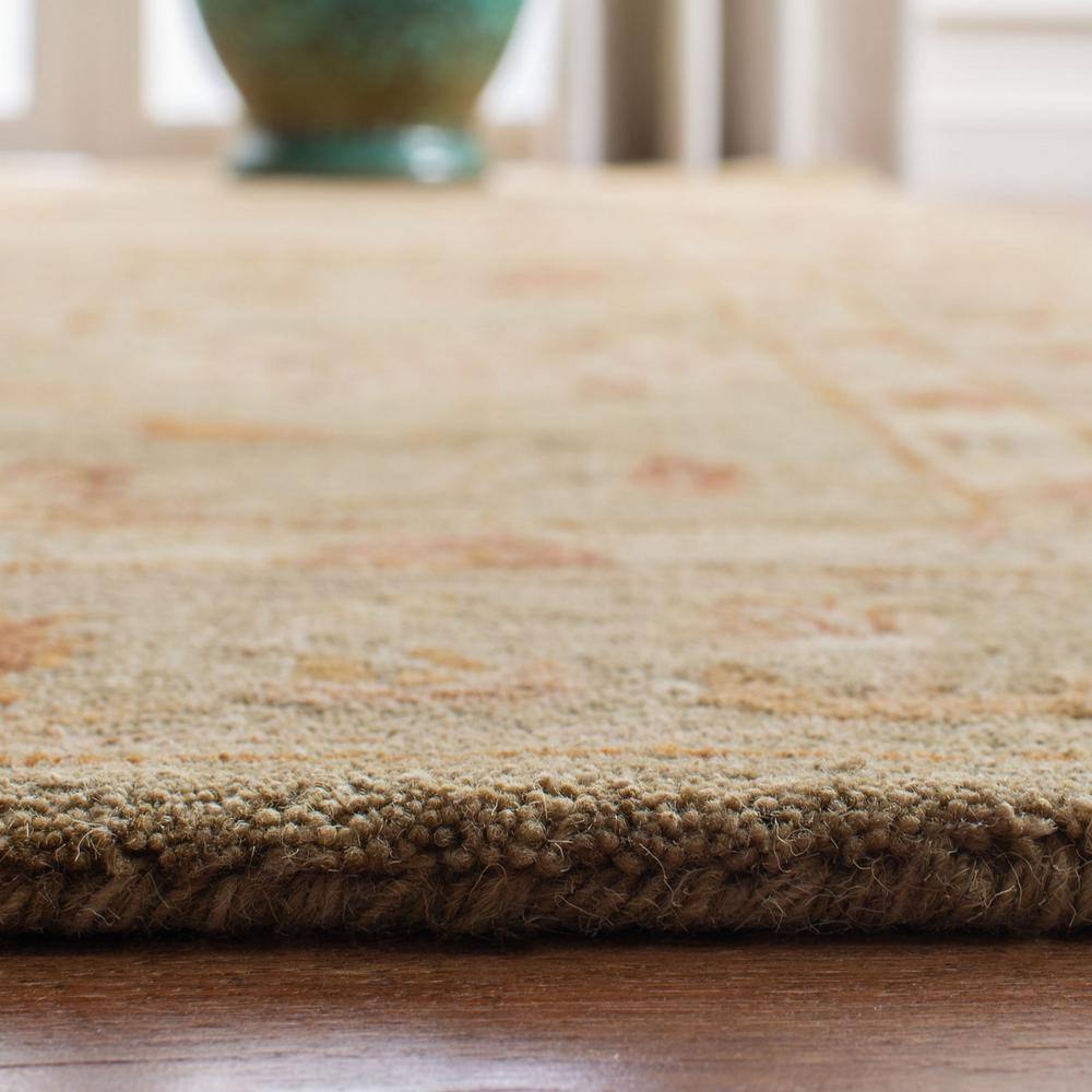 Sage Handmade Tufted Wool Oriental 6' x 9' Rug