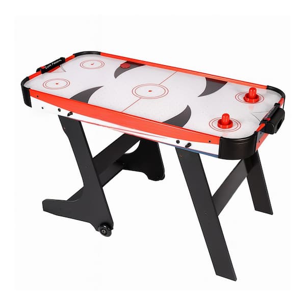 Unbranded Full-Size Air Hockey Table-Durable, Compact and Easy to Assemble for Game Room Fun