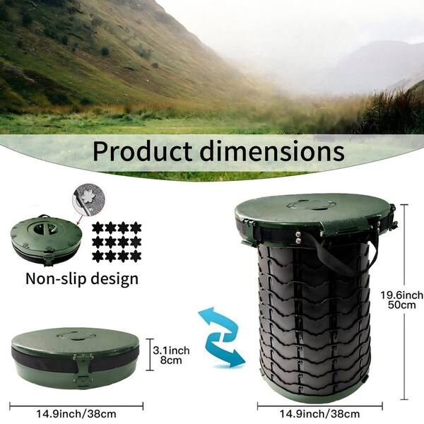 Wudkey Heavy-Duty ABS Plastic Foldable Multi-Function Non-Electric