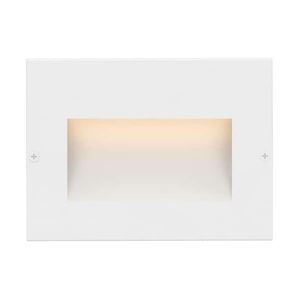 HINKLEY - Hinkley Landscape Lighting Taper Horizontal 12v Step Light, Satin White