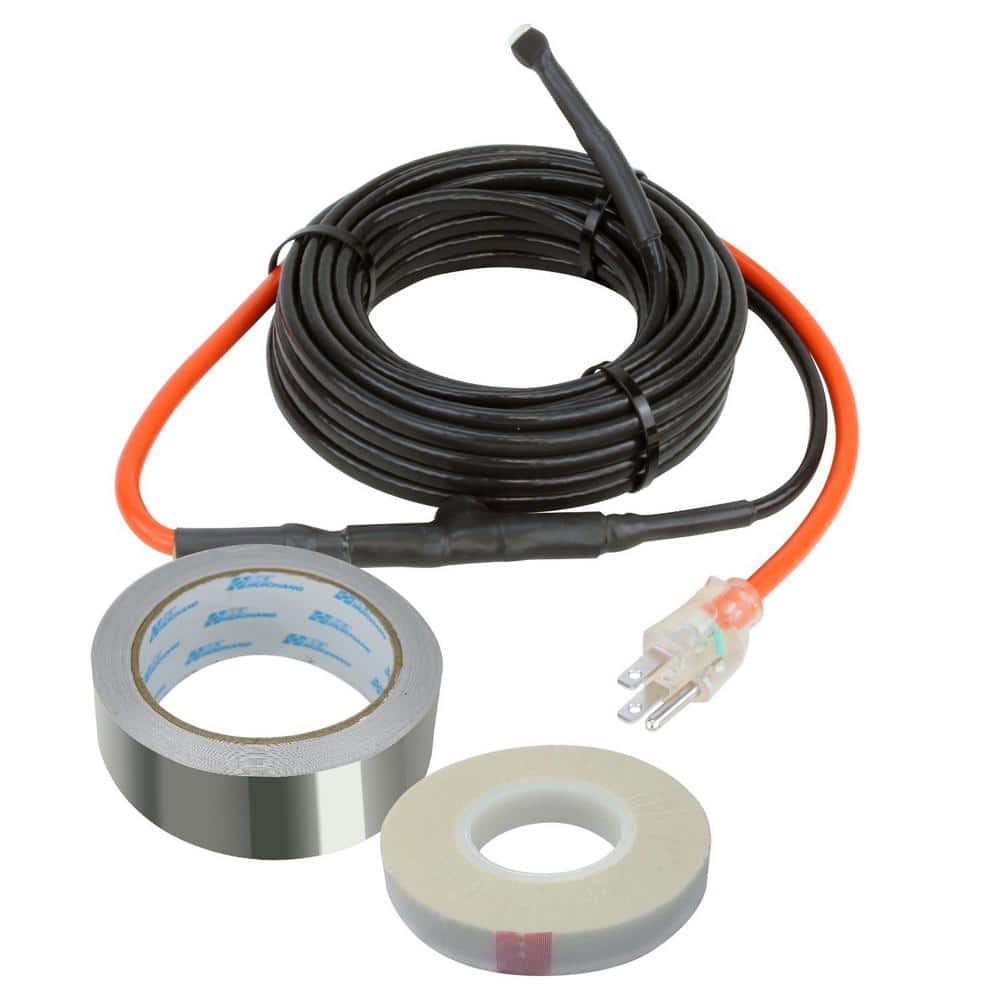 WarmlyYours 12 ft. Pipe Tracing Kit PTC120-7W-012 - The Home Depot